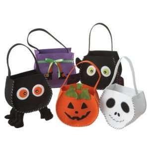 Pack of 5 Spooky Halloween Treat Bags 