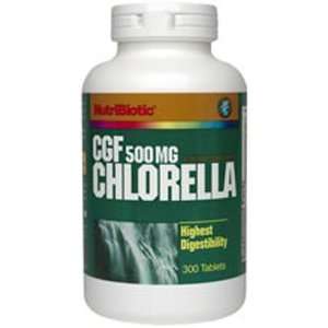 CGF Chlorella 300 Tabs, 500 mg   NutriBiotic Health 