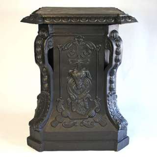 Black Cast Iron Pedestal  