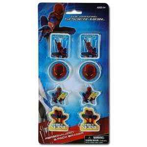  Spiderman 4 8pk Shaped Erasers On Blister Card Office 
