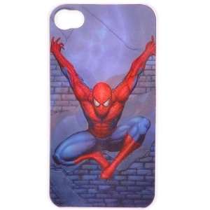 3D Hard Case with Spider man Picture for iPhone 4 