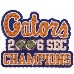   Gators 2006 SEC Football Champions Logo Decal