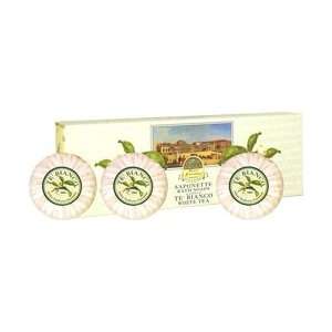   Tea with White Tea Extract by Speziali Fiorentini Box of 3 Bath Soaps