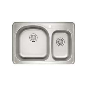 Blanco 441266 Spex II 1.6 Double Bowl Kitchen Sink, Stainless Steel