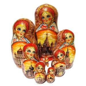   GreatRussianGifts Moscow 2011 nesting doll (10 pc) 11H Toys & Games