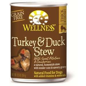  Wellness Turkey & Duck Stew Dog Food, 12.5 oz   12 Pack 