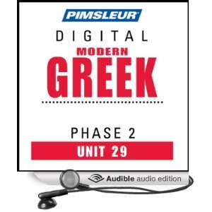 Greek (Modern) Phase 2, Unit 29 Learn to Speak and Understand Modern 