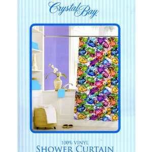  Crystal Bay Spatter Vinyl Shower Curtain