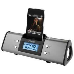   New Portable Stereo Alarm Clock Speaker   IH IH16GXC
