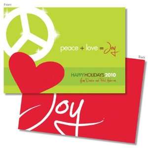  Spark & Spark Holiday Greeting Cards   Peace Love and Joy 