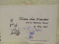 Chinese Hors dOeuvres by Ric Chin Cookbook Signed  