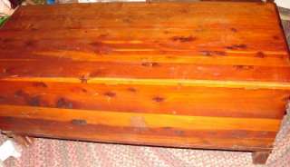 Vintage Caswell Runyan Cabinet Makers Cedar Chest Trunk  