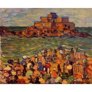   Maurice Brazil Prendergast   24 x 20 inches   Chate