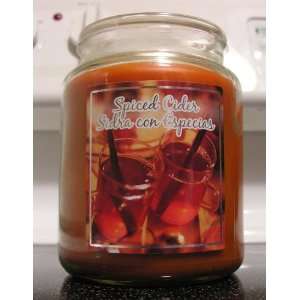  Spiced Cider Soy based Candle   22 Oz.
