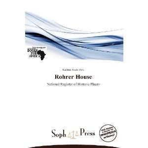Rohrer House Noelene Aoide 9786138628231  Books