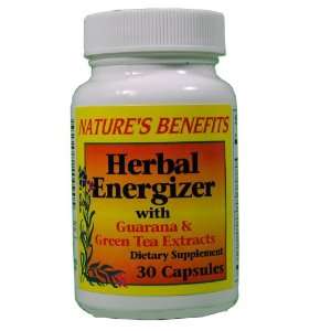  Herbal Energizer With Guarana Green Tea 30 Capsules