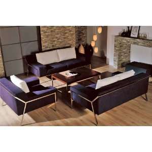  3pc Contemporary Modern Fabric Sofa Set, SH 23 S1