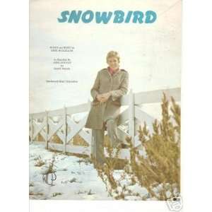  Sheet Music SnowBird Anne Murray 72 