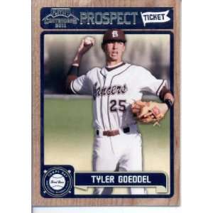  2011 Panini Contenders Prospect Tickets 33 Tyler Goeddel 