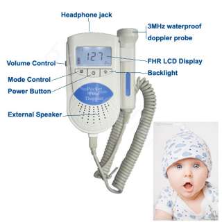 3Mhz FETAL DOPPLER Sonoline B baby HEART MONITOR CE approved free gel 