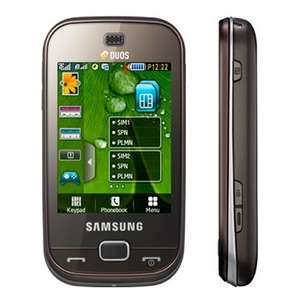 Samsung B5722 GSM Quadband Phone (Unlocked) Dark Brown (B5722 BRN)