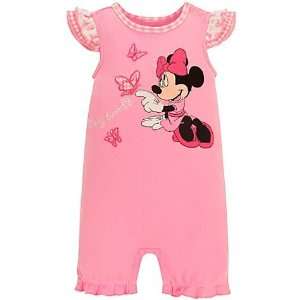  Disney Baby Organic Cotton Minnie Mouse Tiny Tee Coverall 