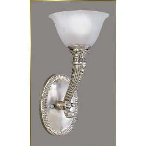 Neoclassical Wall Sconce, JB 7342, 1 light, Pewter, 7 wide X 15 high