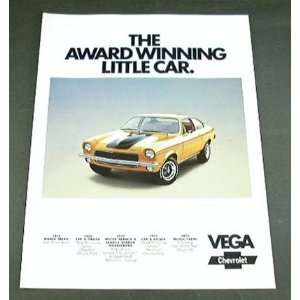  1973 73 Chevrolet Chevy VEGA BROCHURE GT Panel Coupe 
