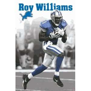  Roy Williams #11 of the NFLs Detroit Lions Sports Poster 