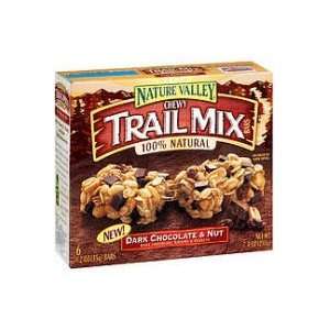 Nature Valley Chewy Dark Chocolate & Nut Trail Mix Bars (Case Count 