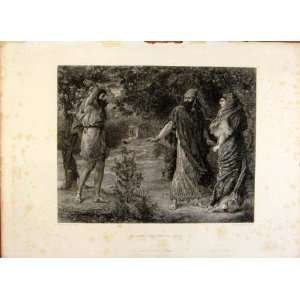  The Holy Bible Elijah Denounces Ahab Steel Engraving