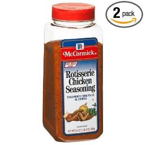 McCormick Rotisserie Chicken (no Msg) Seasoning, 24 Ounce Units (Pack 