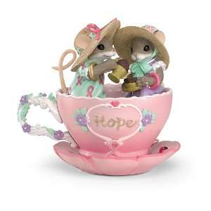  Hope Breast Cancer Charity Mouse Figurine Collection