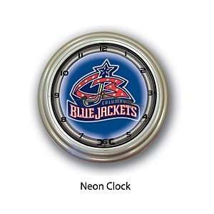  NHL Columbus Blue Jackets Neon Clock   18 inches BIG 