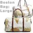 New Boston Bag/Tote/Handba​g/gym bag White map Large #1