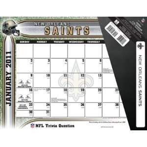  Turner New Orleans Saints 2011 22x17 Desk Calendar Sports 