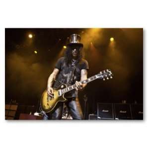  Slash Yellow Concert Poster Print