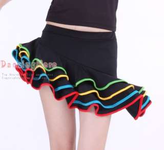 Latin salsa Ballroom Dance Dress Tank Top & Mini Skirt  