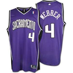  Chris Webber Purple Reebok NBA Authentic Sacramento Kings 