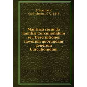   generum Curculionidum Carl Johann, 1772 1848 Schoenherr Books