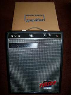 TEISCO DEL REY 1967 68 GUITAR AMP CHECKMATE CM 16 SOLIDSTATE 