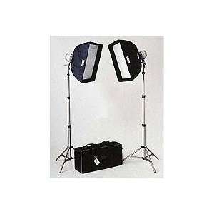   Heads, Stands, Softboxes, Connectors, & Carrying Case