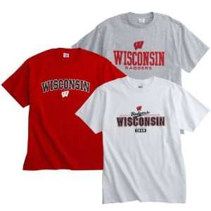  Wisconsin Badgers MJ Soffe Tee 3 Pack