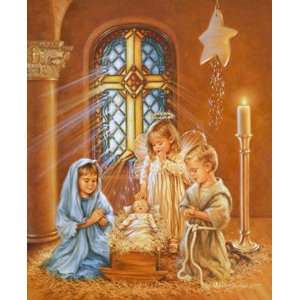  Christmas Pageant Wall Mural