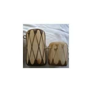    Taos Native American 12 x 16 Log Drum Musical Instruments