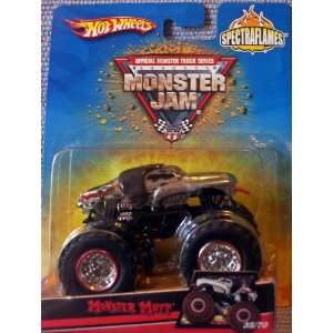 2007 Hot Wheels SPECTRAFLAMES Monster Jam *CHROME* #35/70 Monster Mutt 