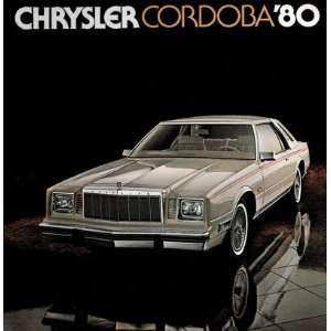  1980 Chrysler Cordoba Dealer Sales Brochure Everything 