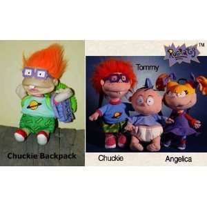    Rugrats Childrens Plush Backpack   Chuckie