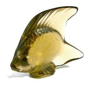  Lalique Crystal Fish Smoke 30008