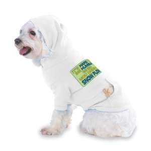   Snow Plow Hooded (Hoody) T Shirt with pocket for your Dog or Cat SMALL